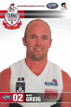 2011 Razza's Rookies - North Ballarat Roosters #NNO Marc Greig Front